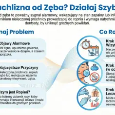 Spuchnięty policzek od zęba? Objawy, przyczyny i domowe sposoby na opuchliznę. Szybka wizyta u dentysty to klucz.